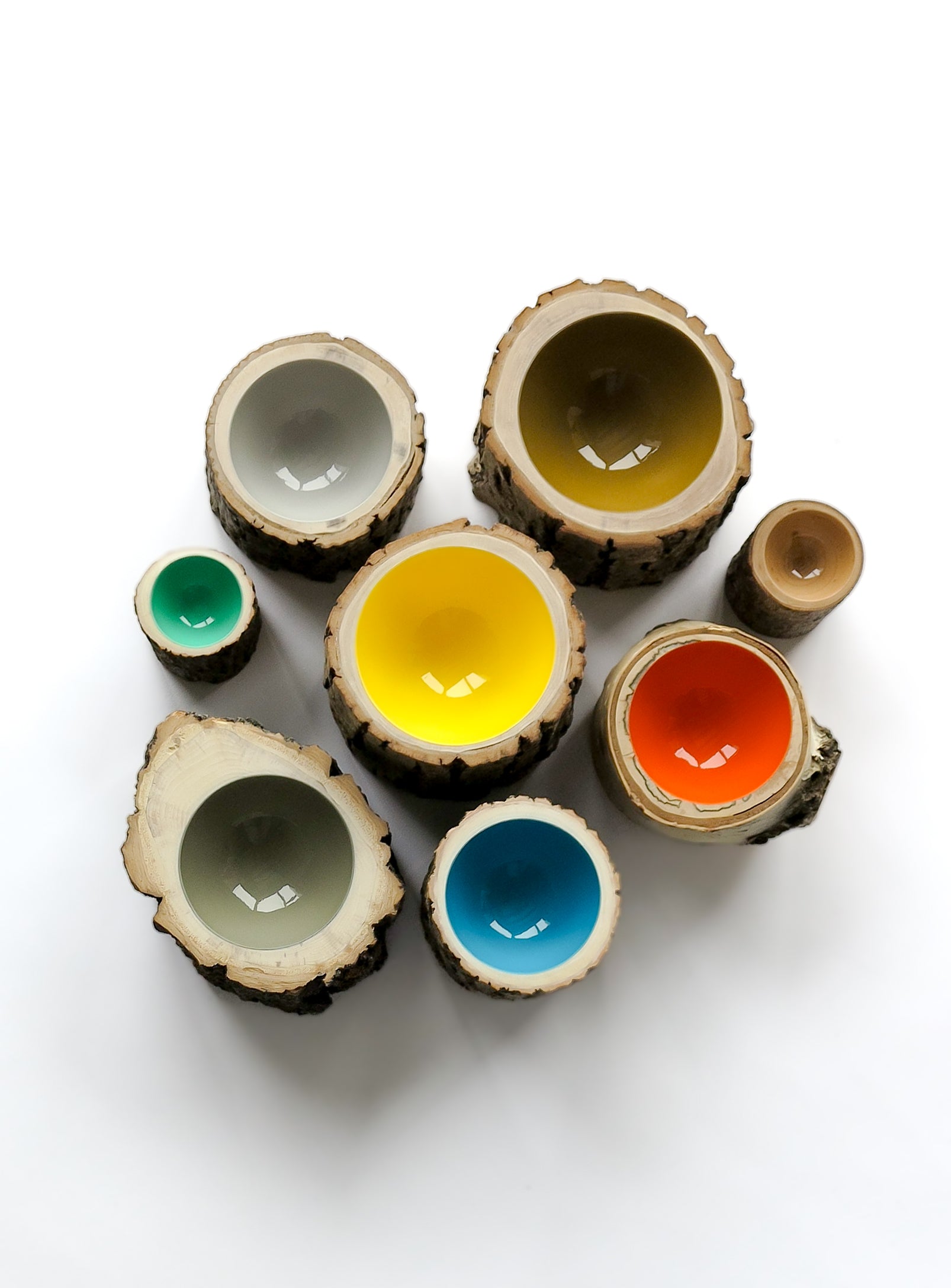 Log Bowl | Size 3 | Clay