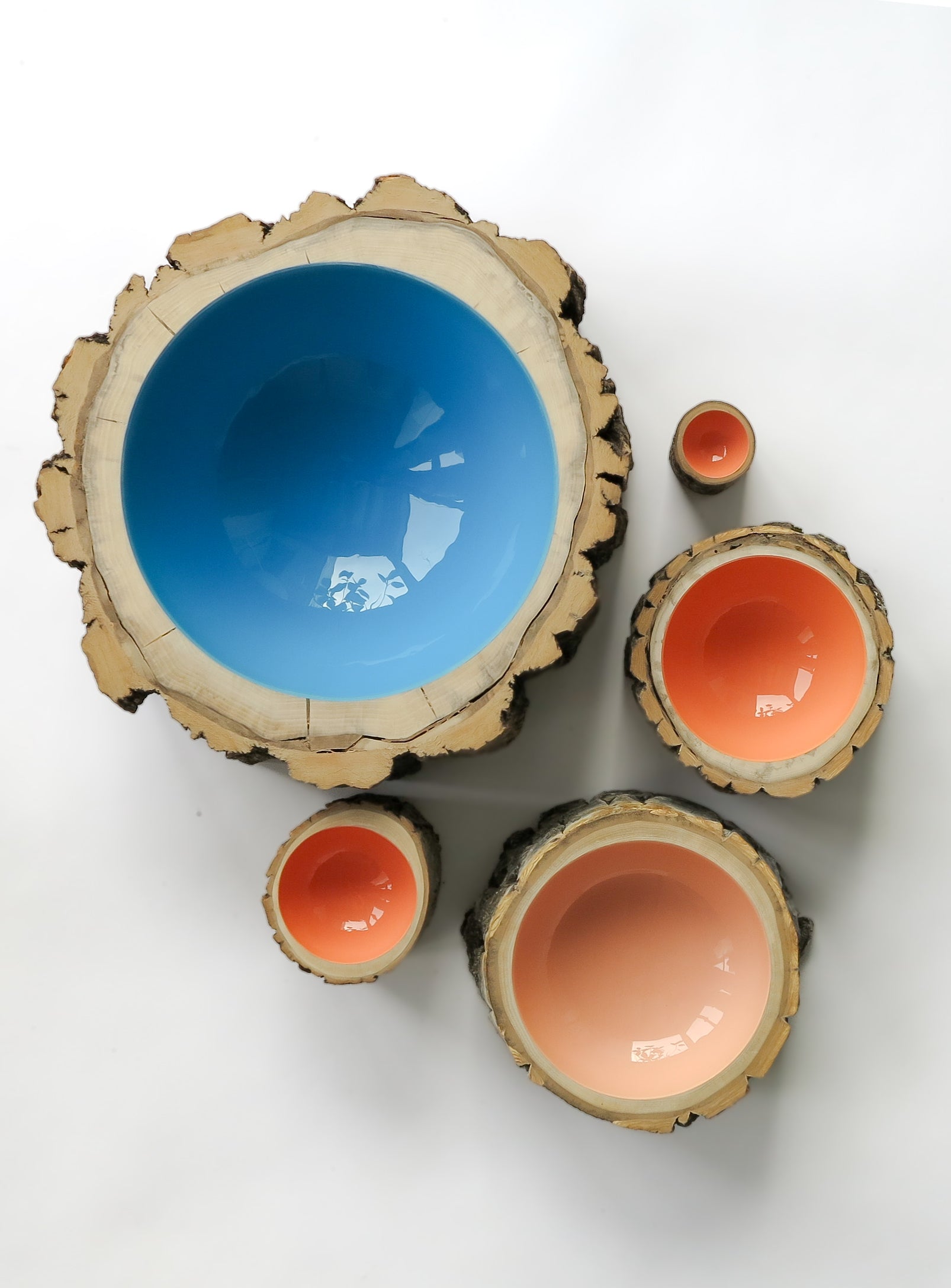 Log Bowl | Size 11 | Bluejay