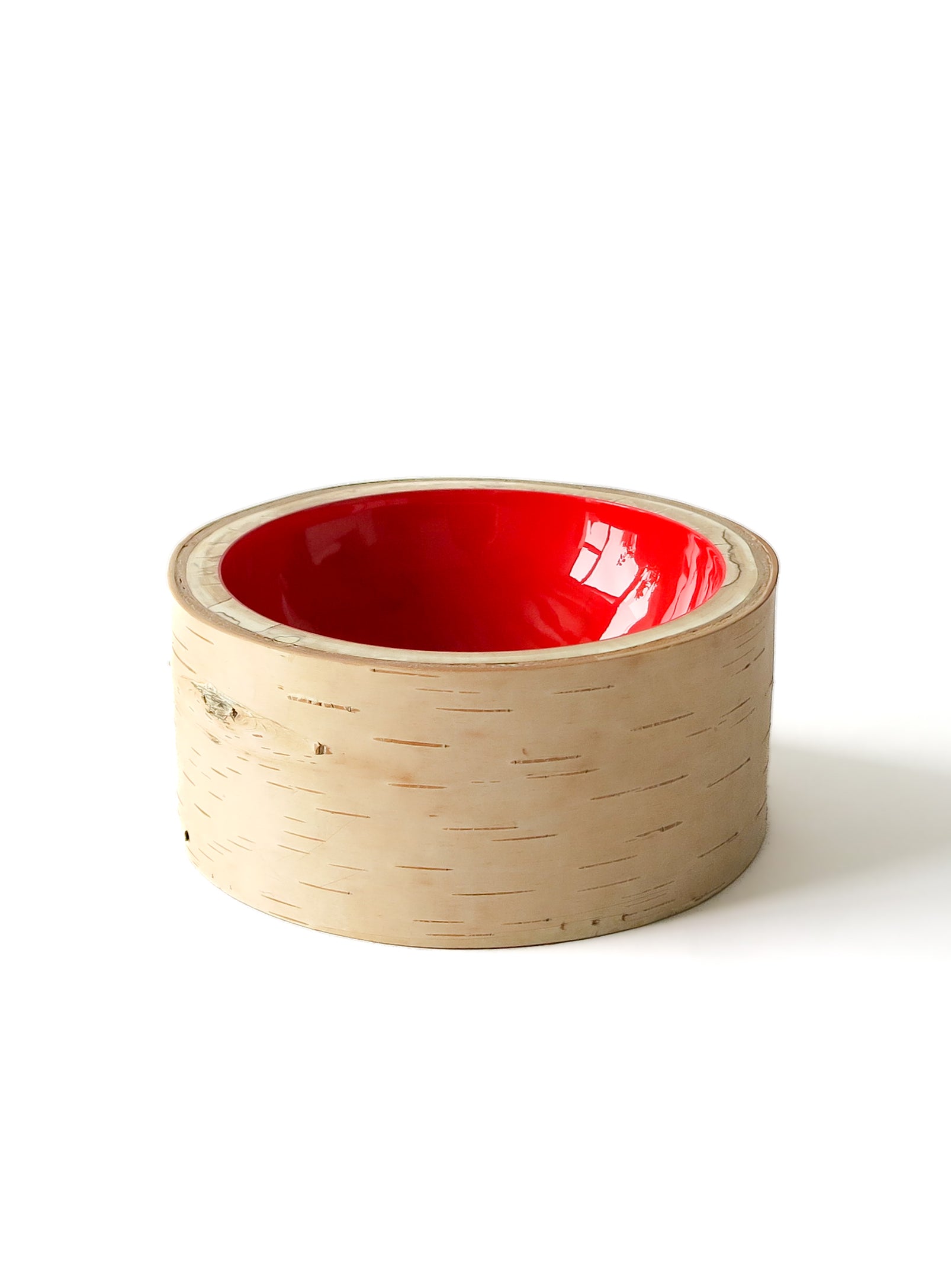 Log Bowl | Size 7 | Poppy (Transparent)