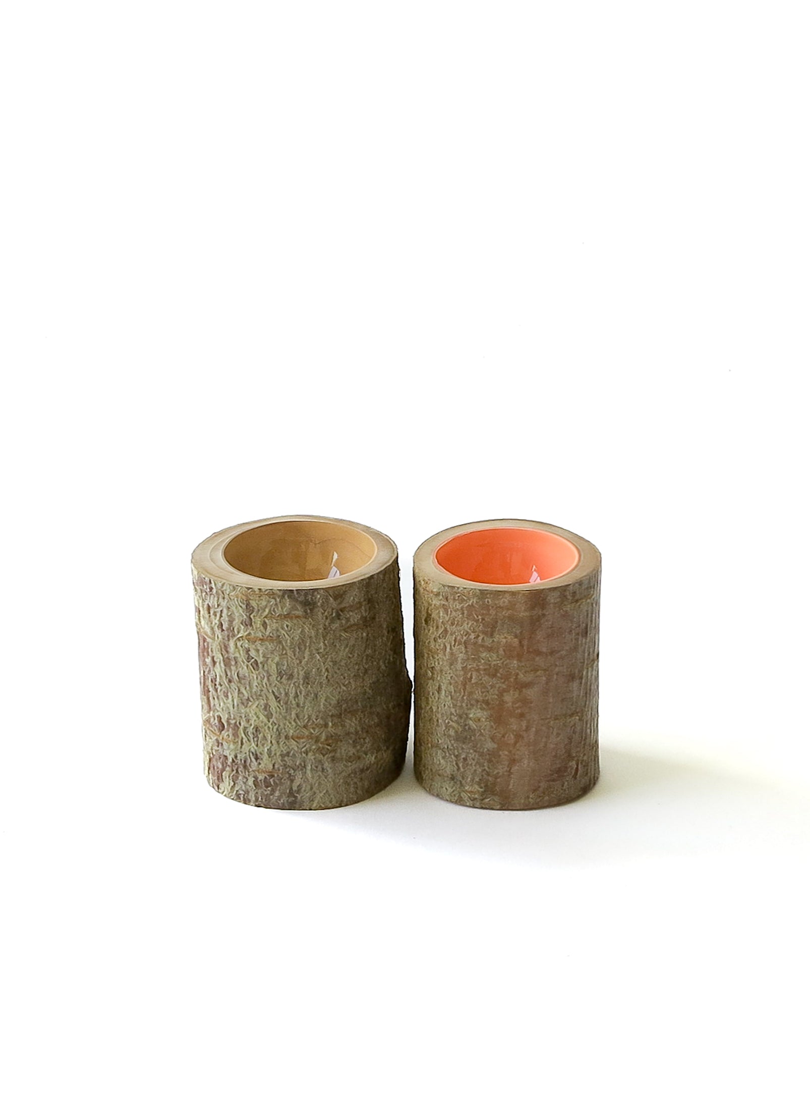 Log Bowl | Duo Gift Set |  Clear, Grapefruit