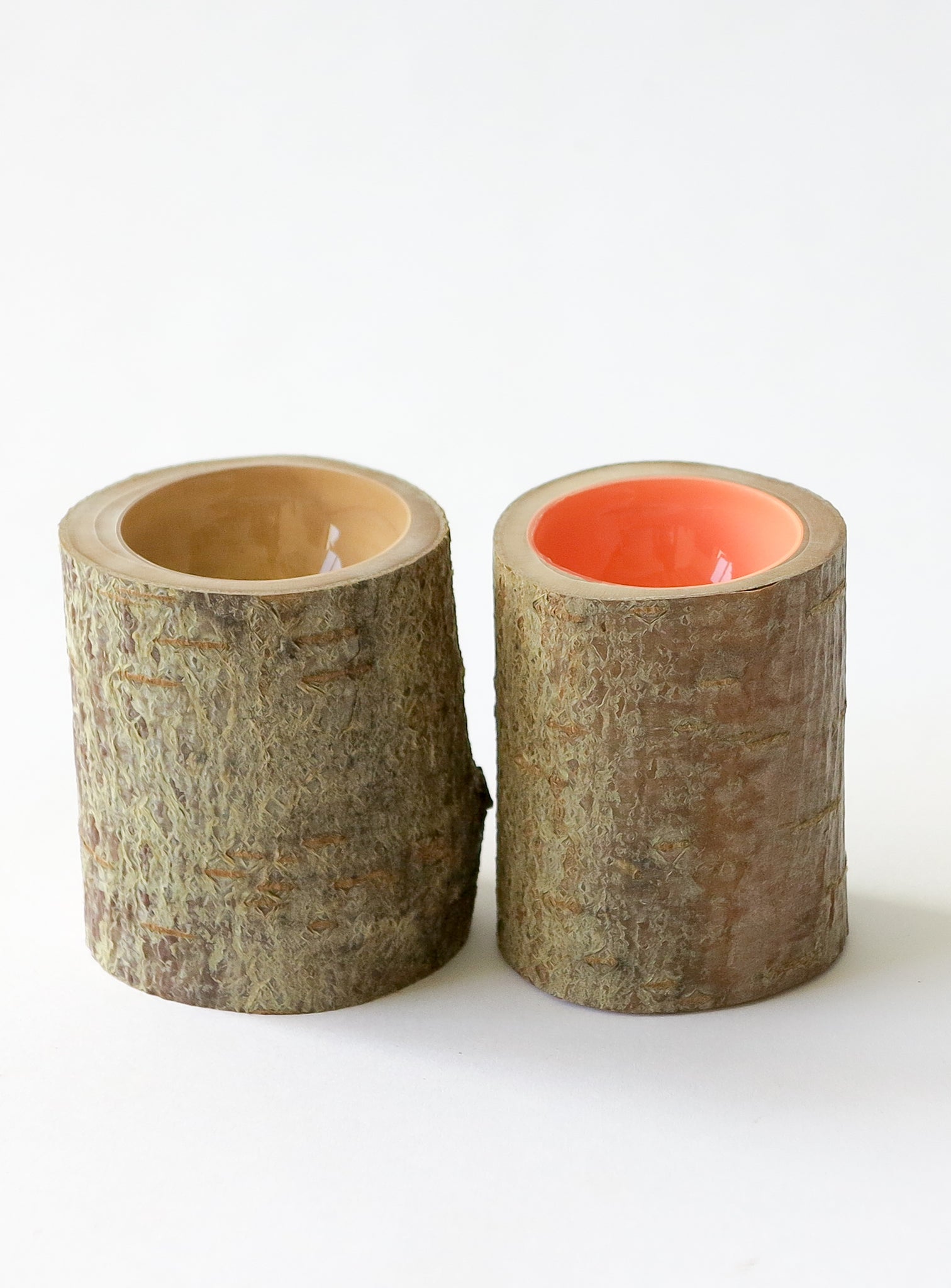 Log Bowl | Duo Gift Set |  Clear, Grapefruit