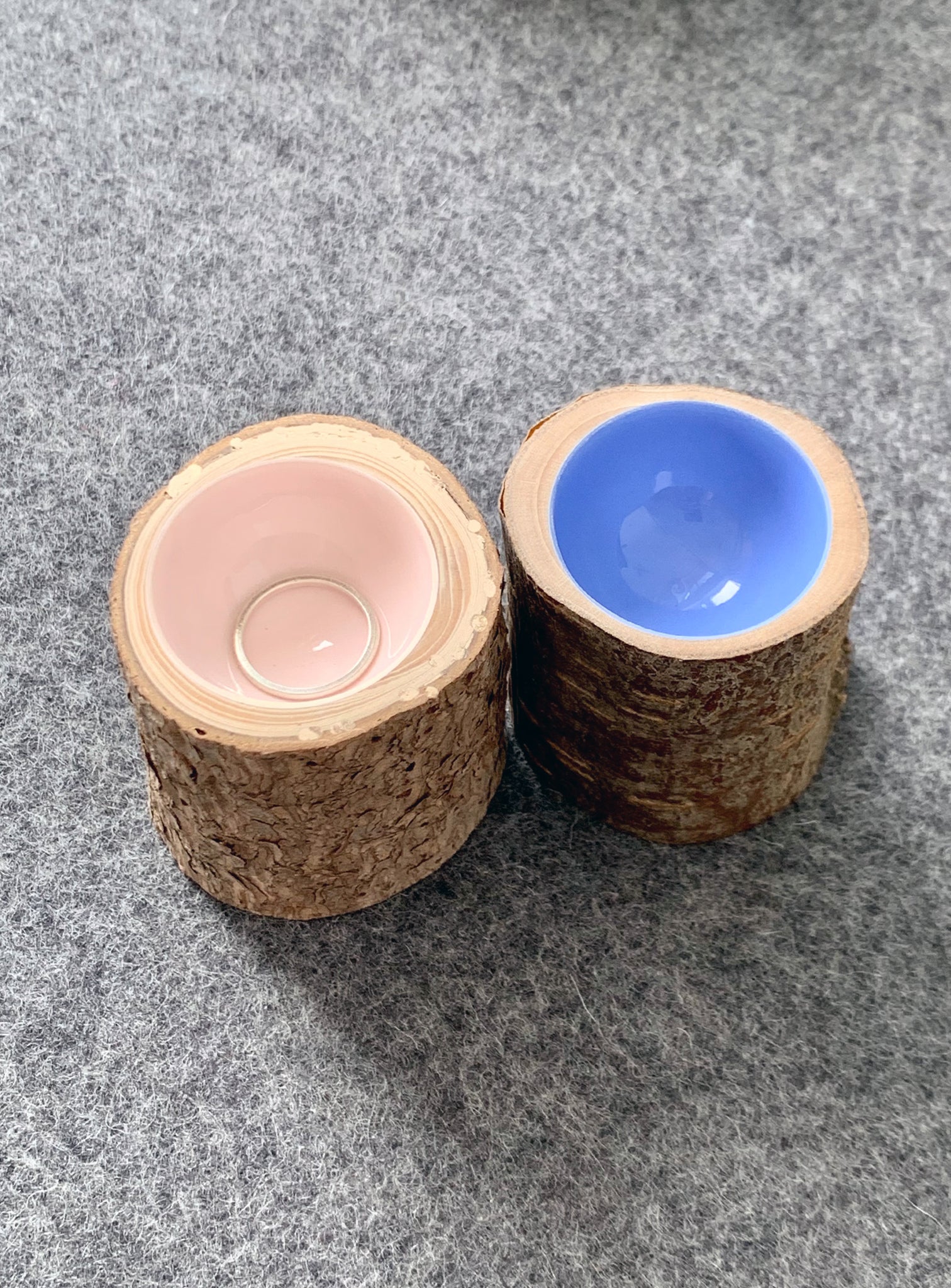 Log Bowl | Duo Gift Set | Periwinkle, Blossom