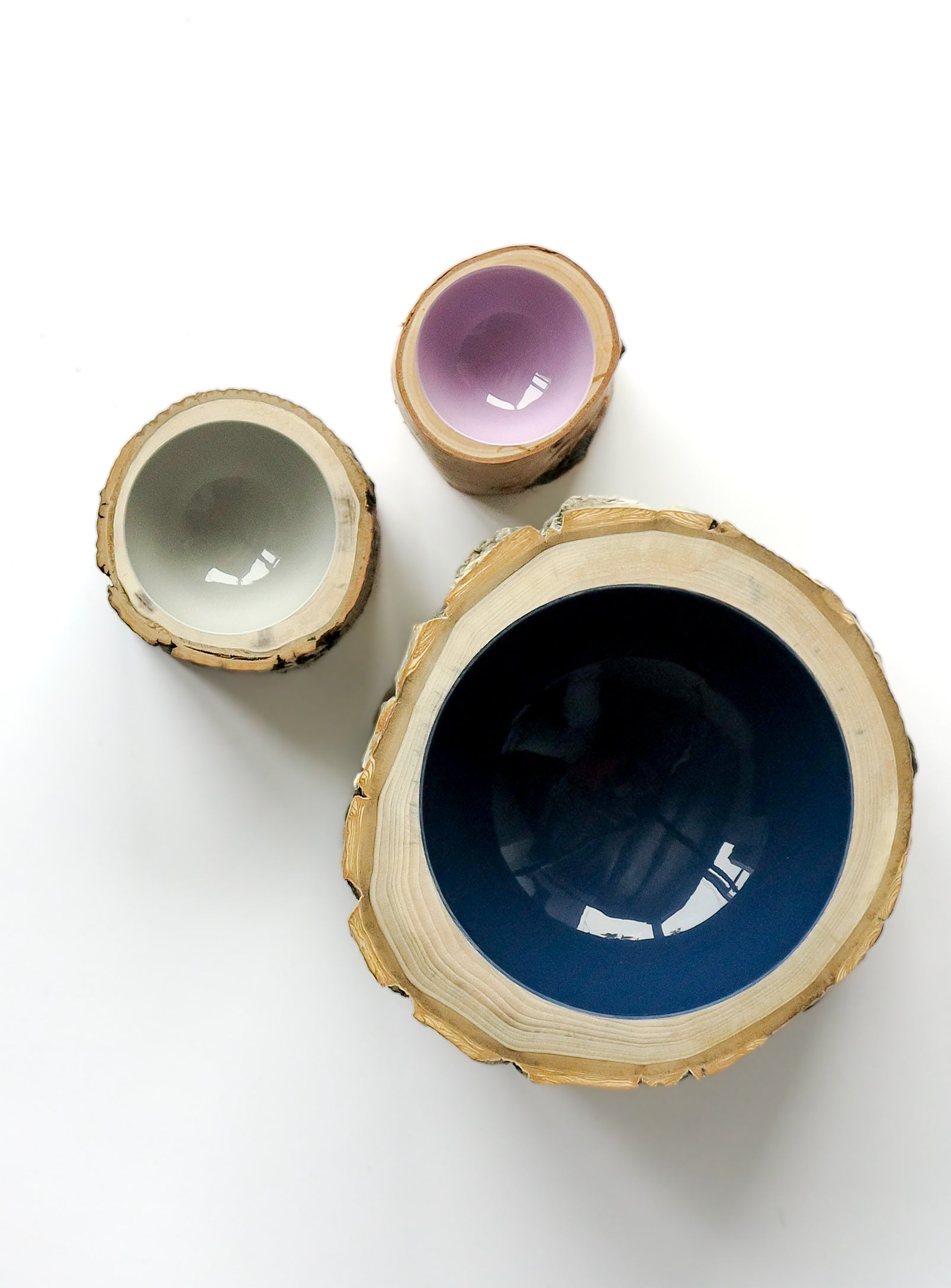 Log Bowl | Size 3 | Fog