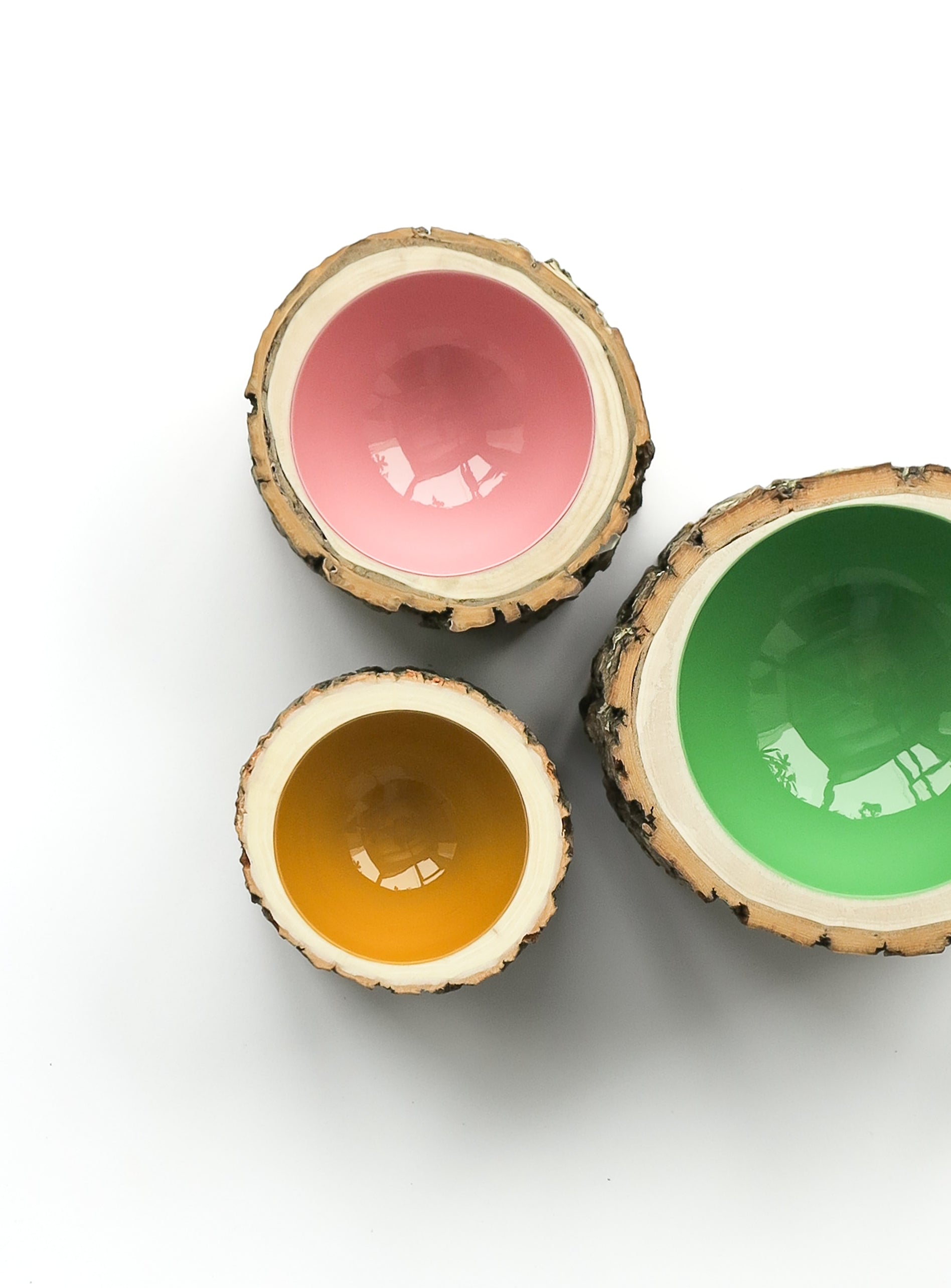 Log Bowl |  Size 3 | Ochre