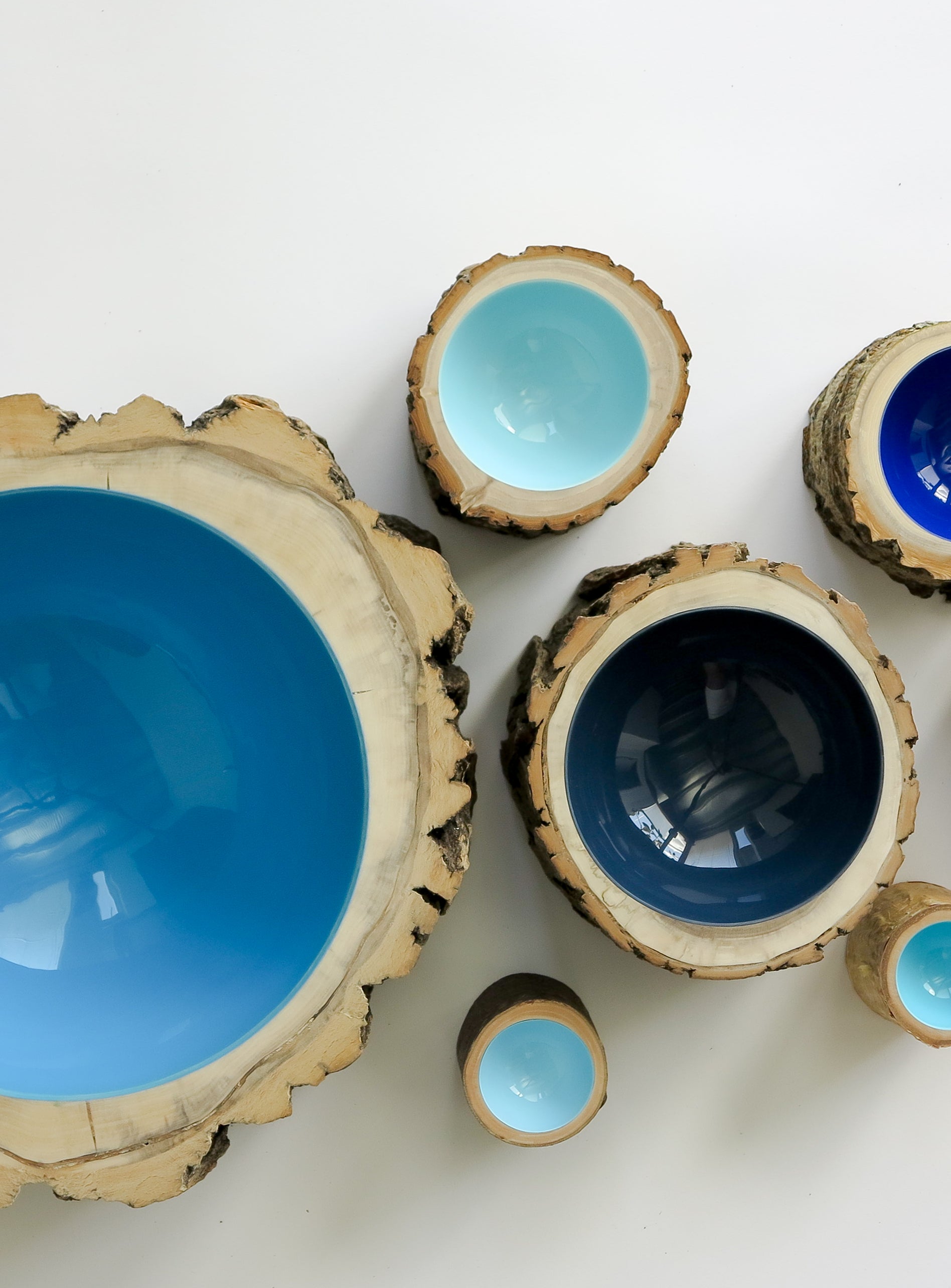 Log Bowl | Size 11 | Bluejay