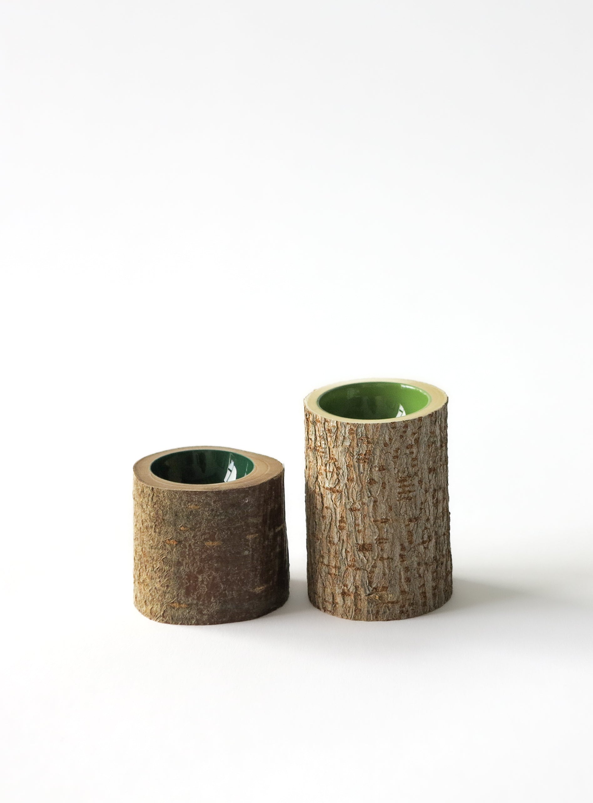 Log Bowl | Duo Gift Set |  Grass, Forest