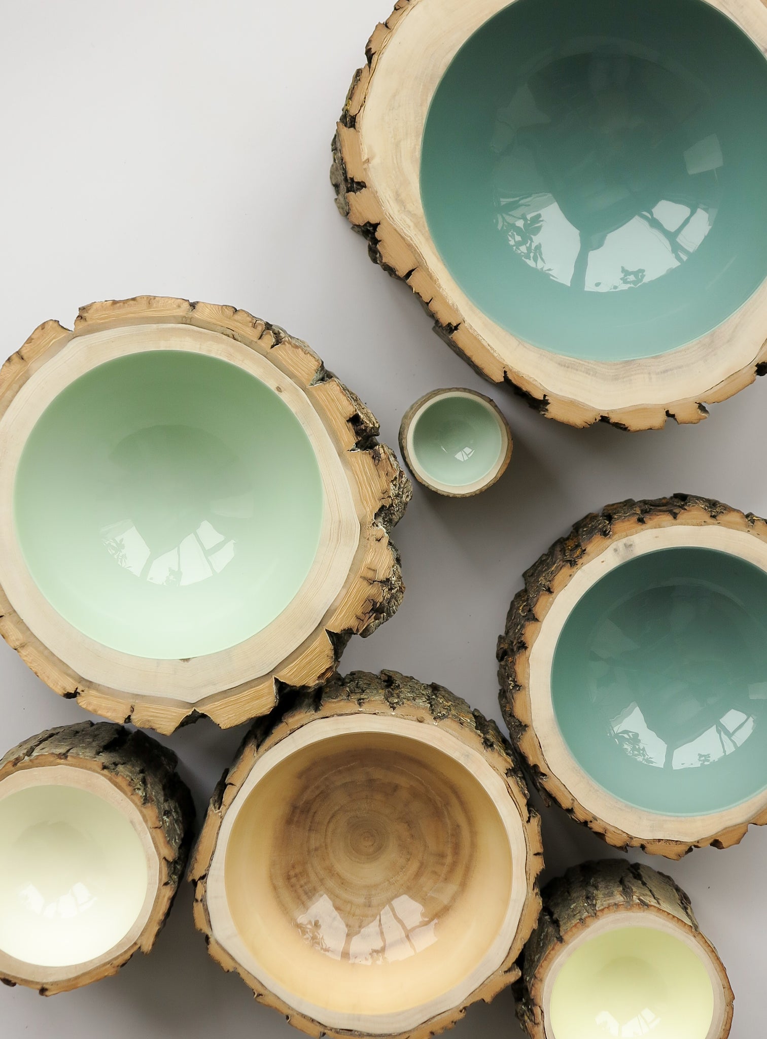 Log Bowl | Size 8 | Sage