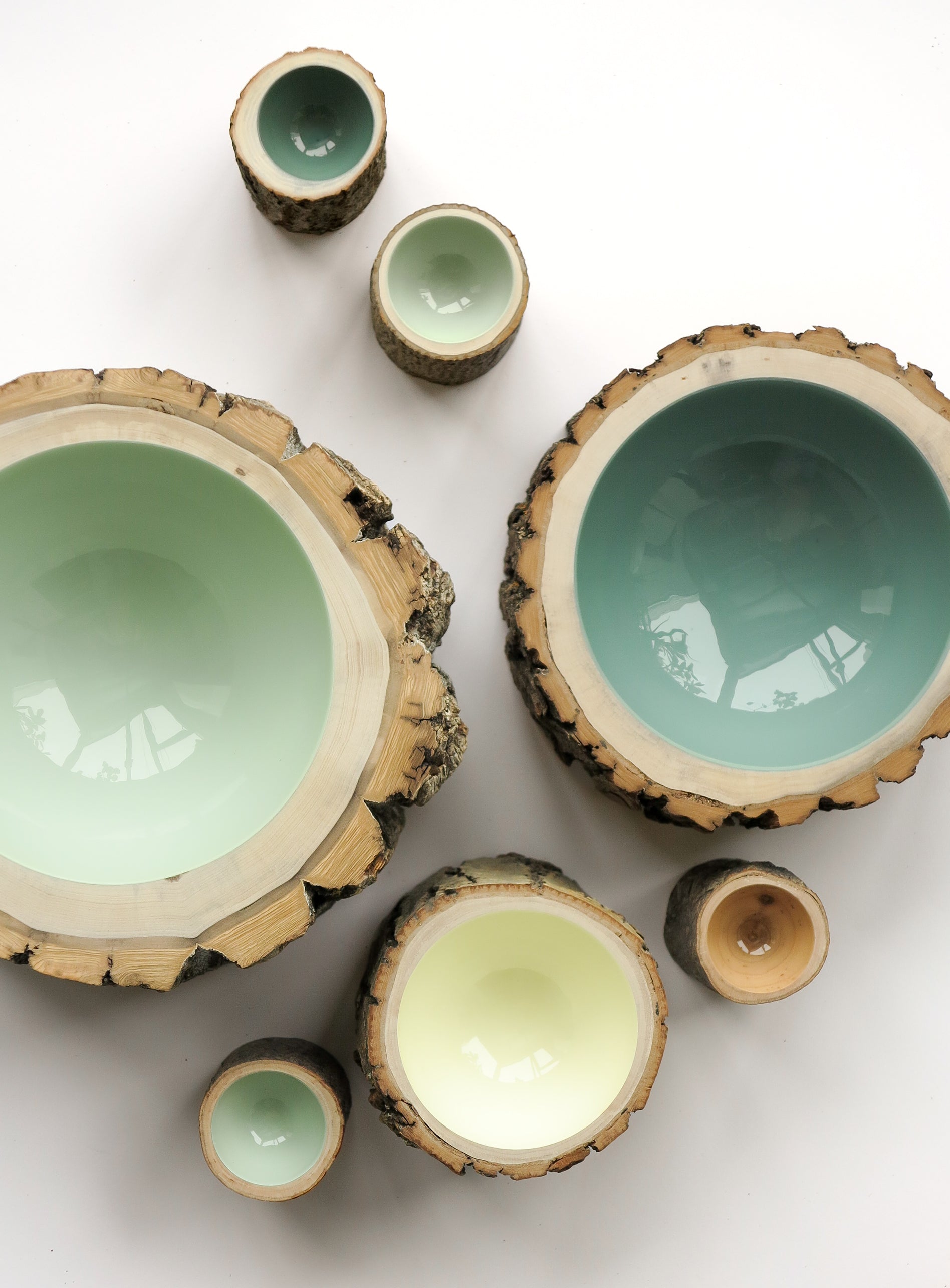 Log Bowl | Size 6 | Sage