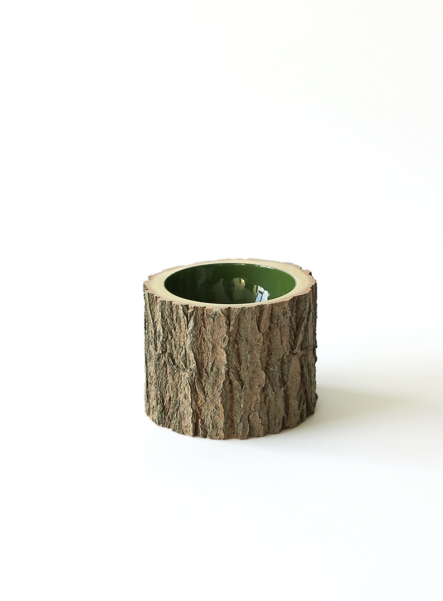 Log Bowl |  Size 3 | Olive