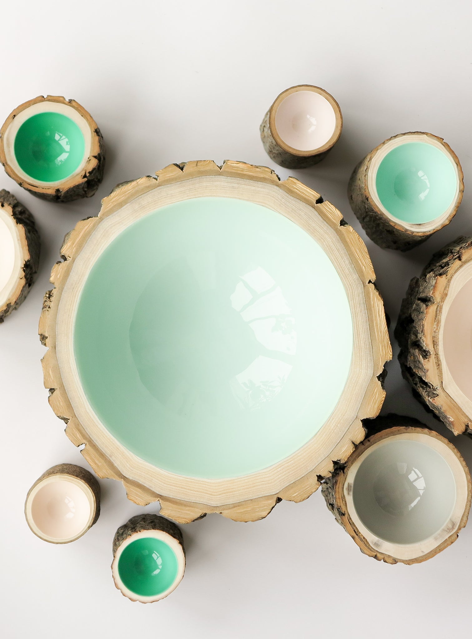 Log Bowl |  Size 2 | Mint