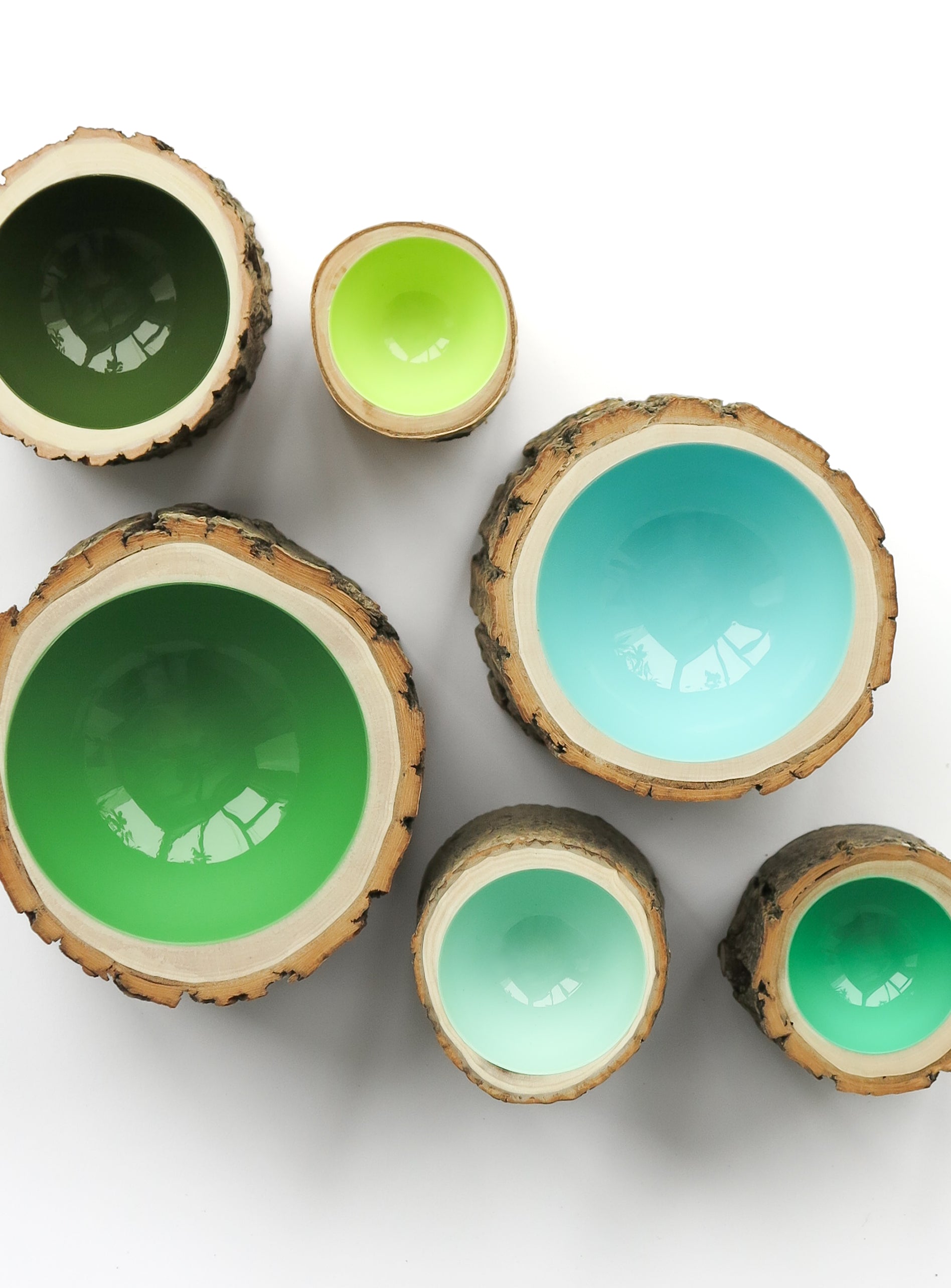 Log Bowl | Size 4 | Robin's Egg