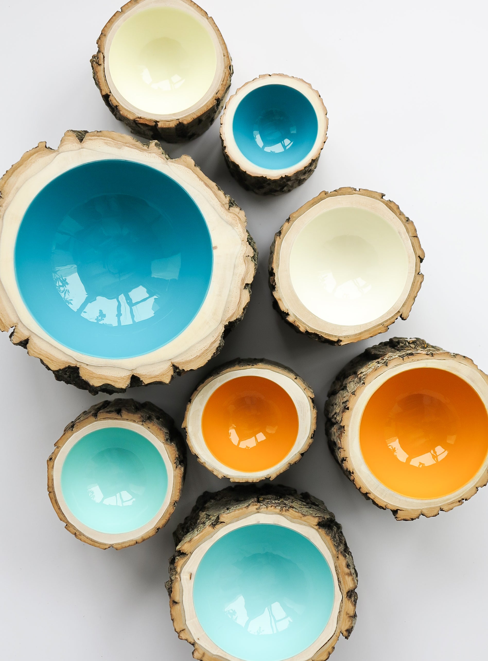 Log Bowl |  Size 3 | Mandarin