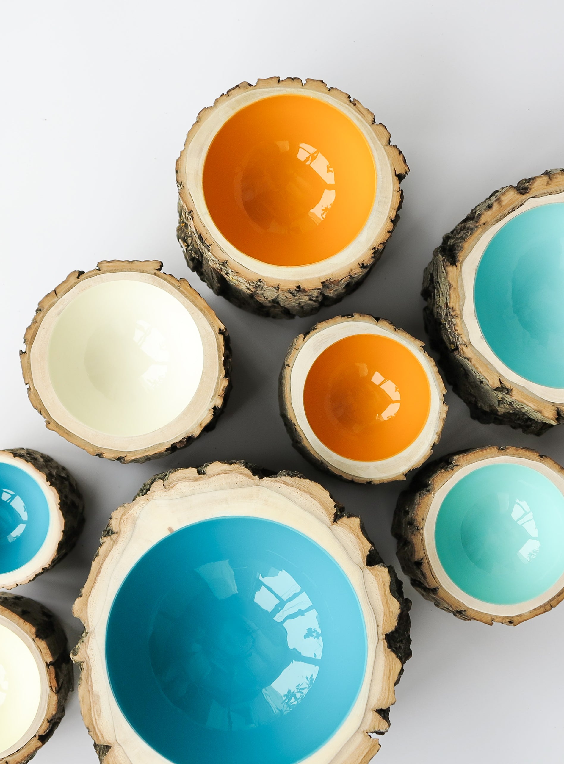 Log Bowl |  Size 3 | Mandarin