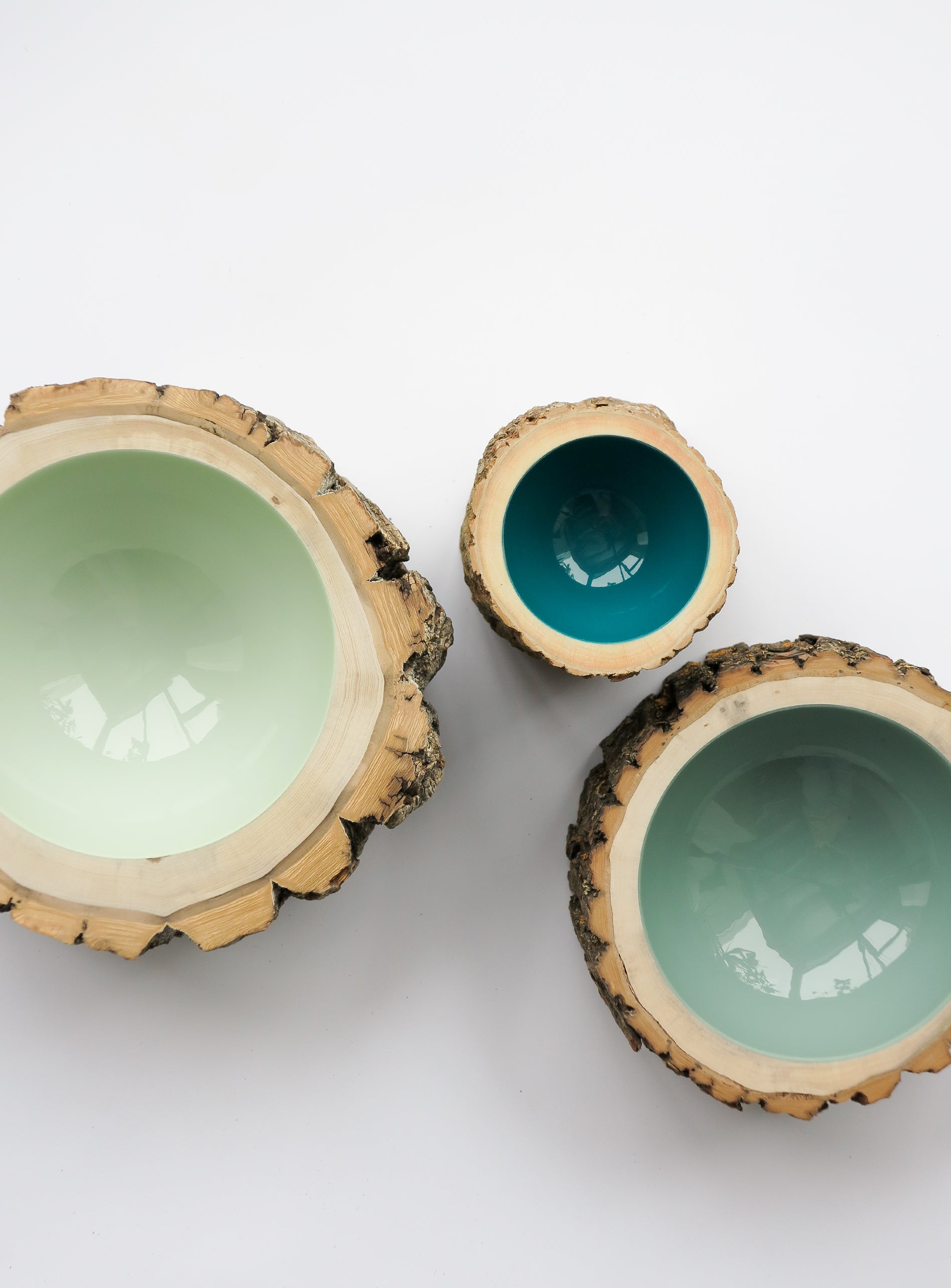 Log Bowl | Size 3 | Turquoise