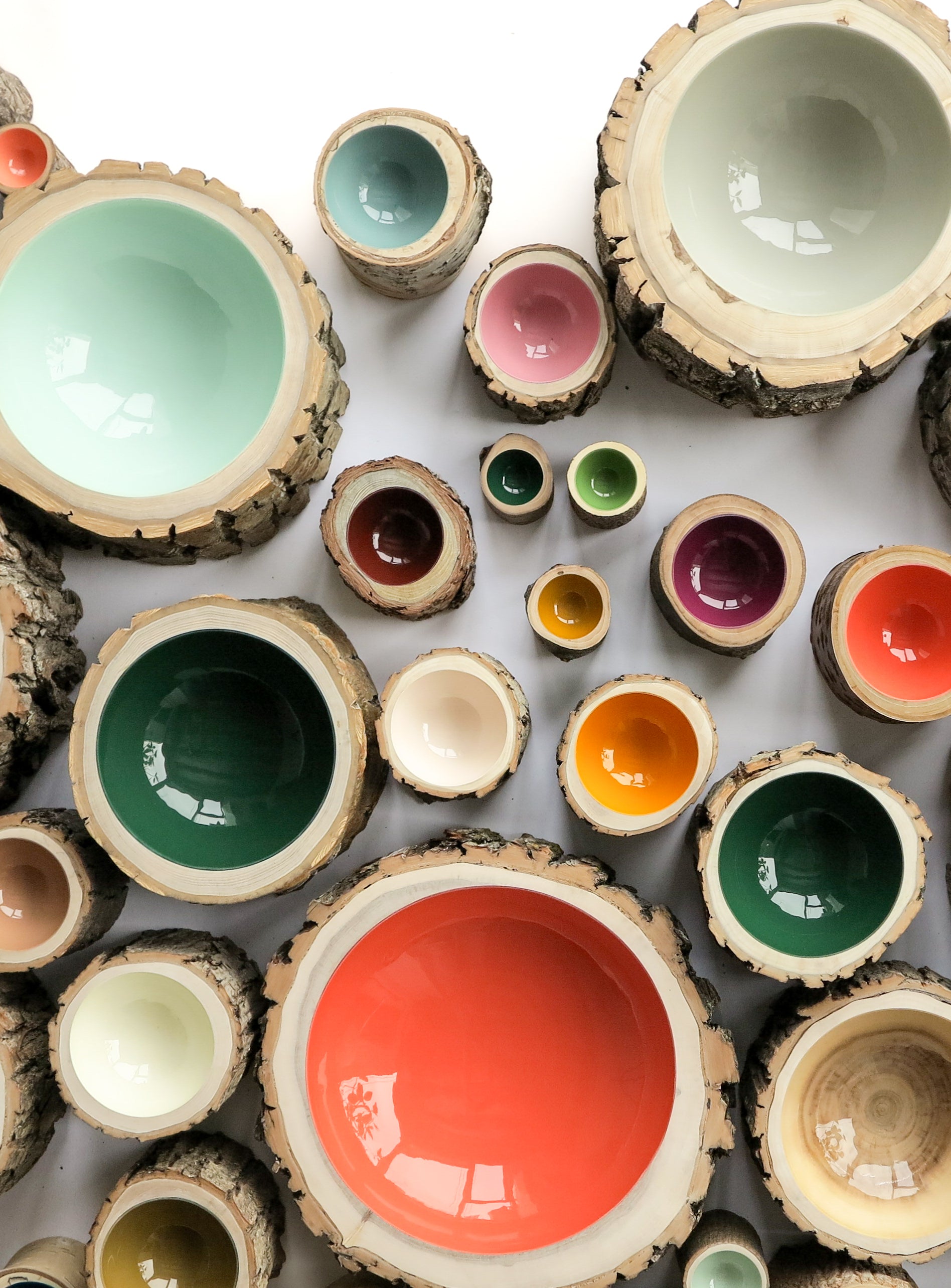 Log Bowl | Size 10 | Coral