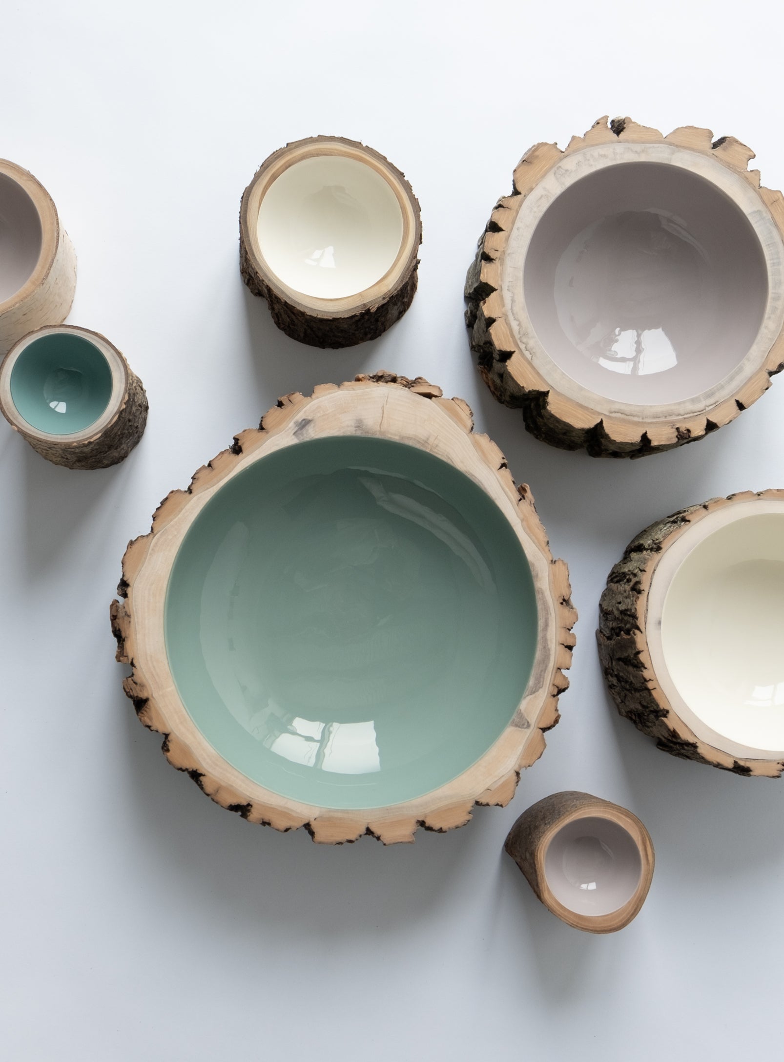 Log Bowl | Size 10 | Sage