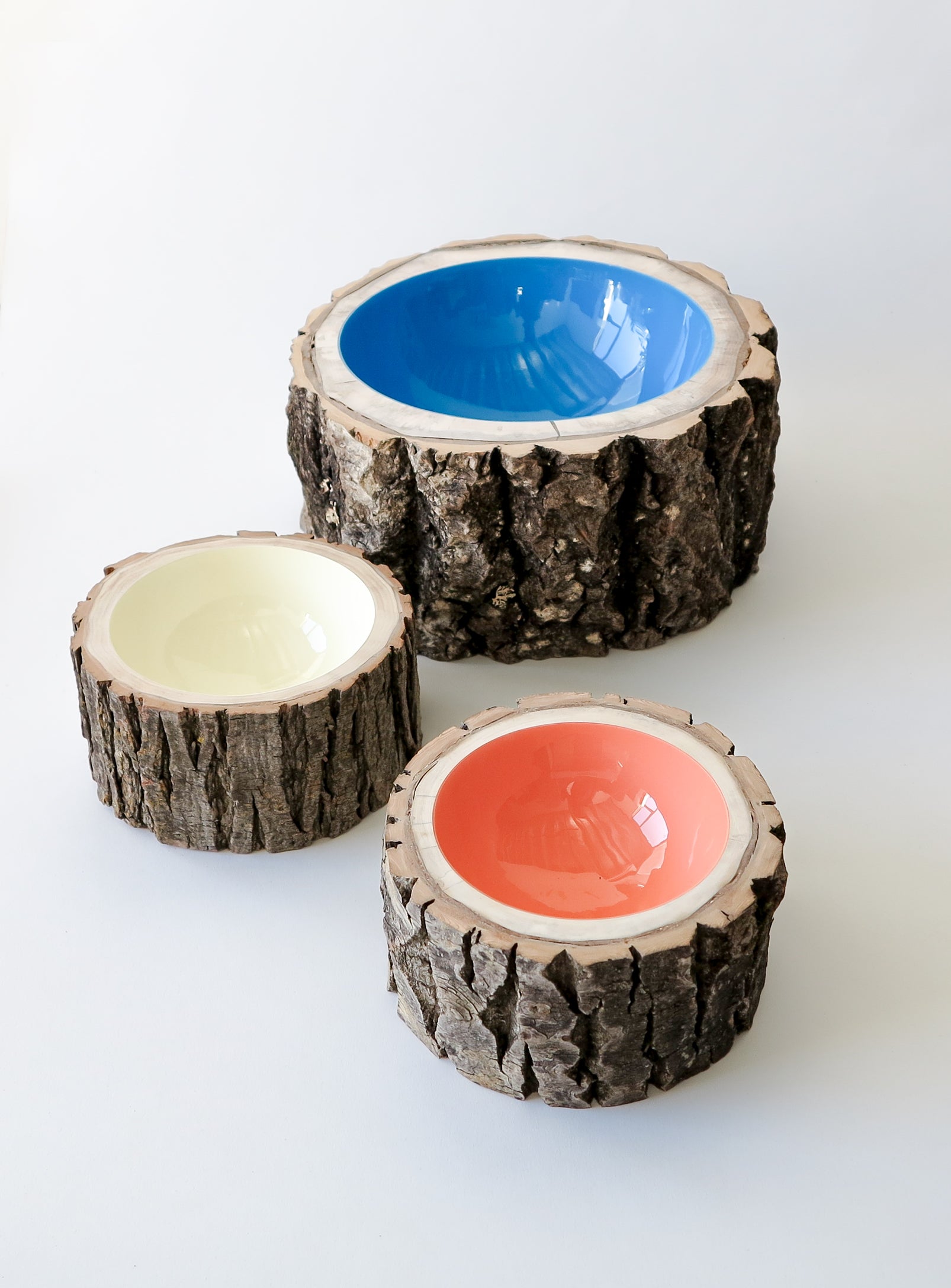 Log Bowl | Size 10 | Bluejay