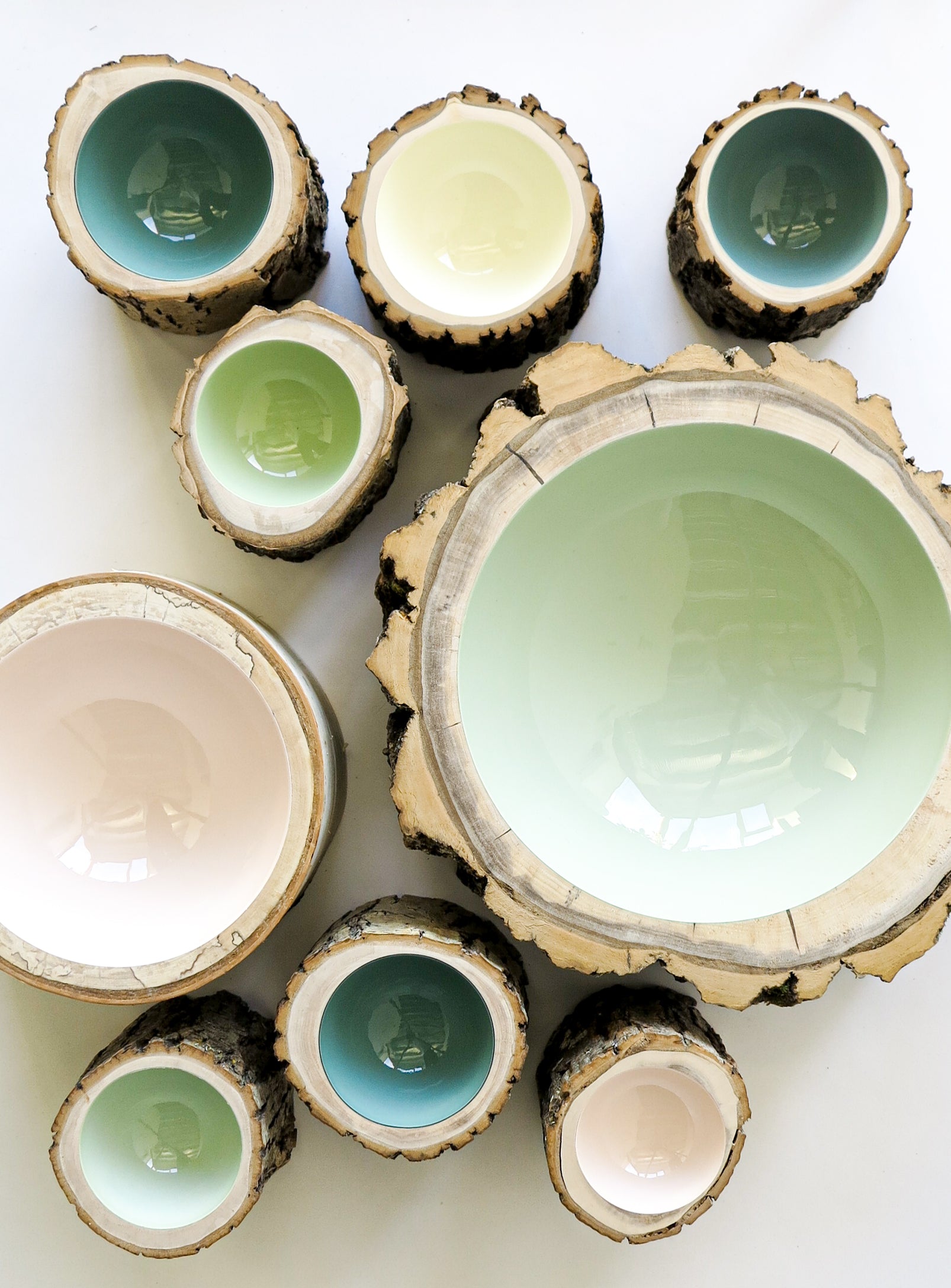 Log Bowl | Size 4 | Sage