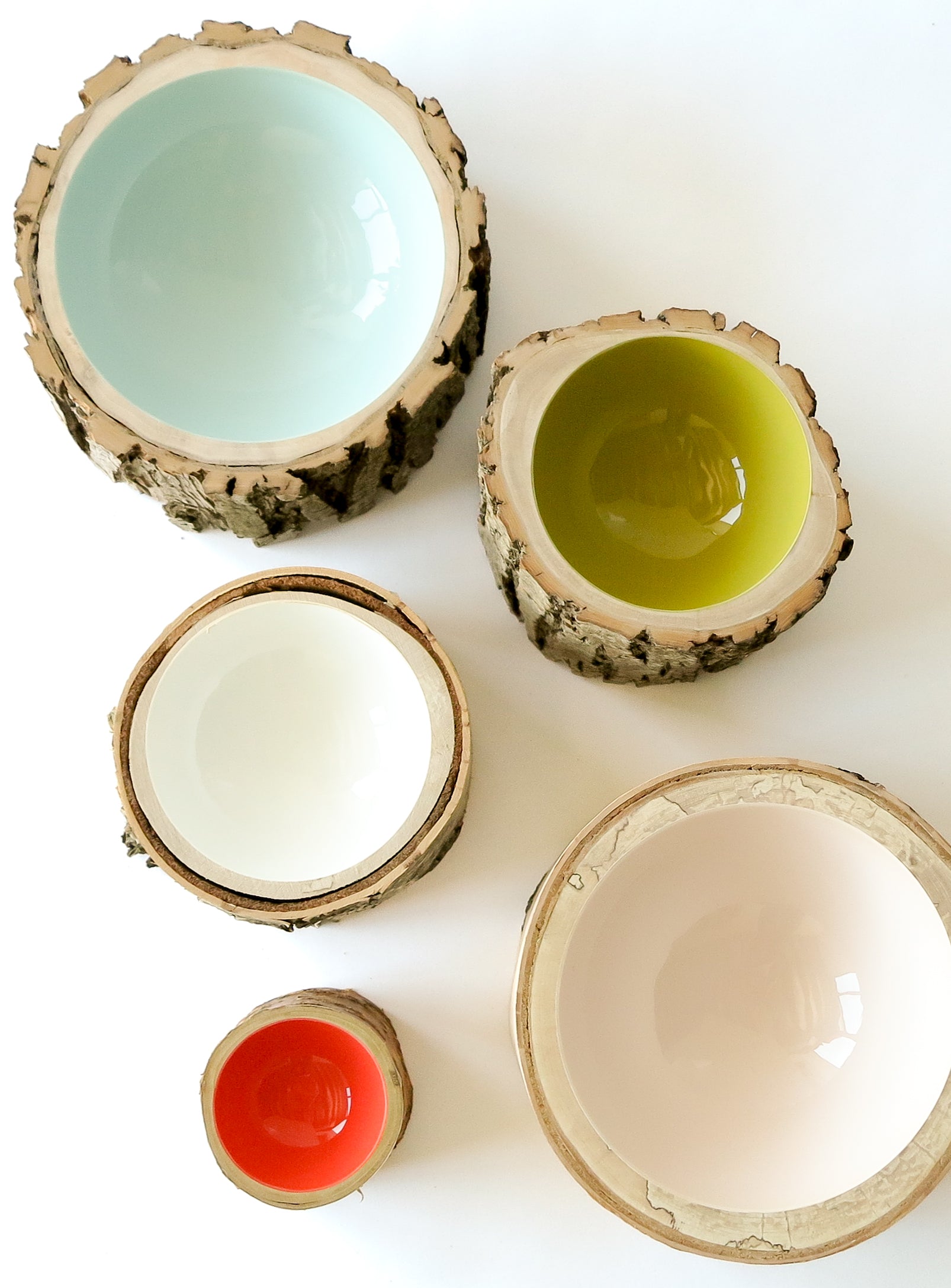 Log Bowl | Size 3 | Hibiscus