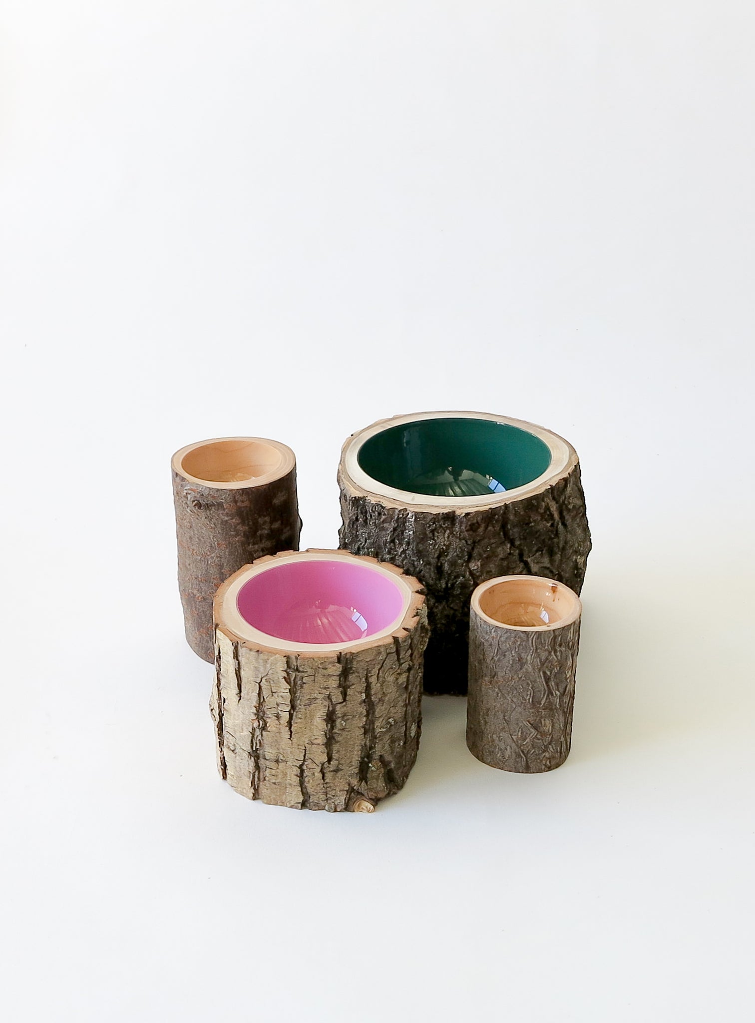 Log Bowl | Size 4 | Flamingo